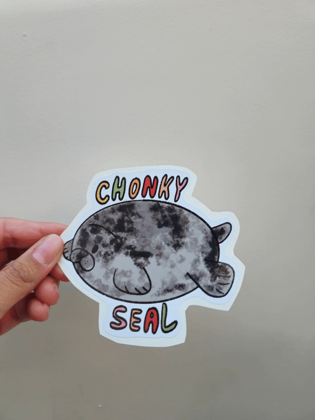 Chonky Seal Stickers (Set of 5)