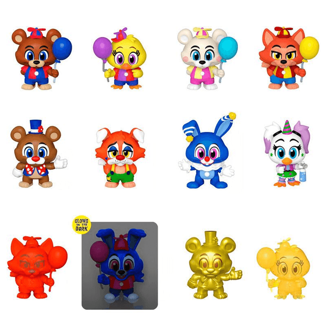 Funko - Mystery Minis Five Nights At Freddys Vinyl Figures