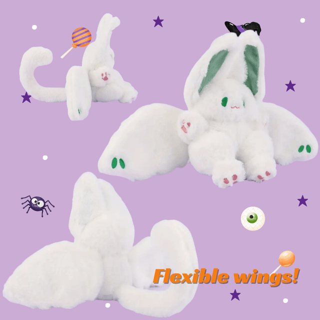White Bat Plushie 20cm