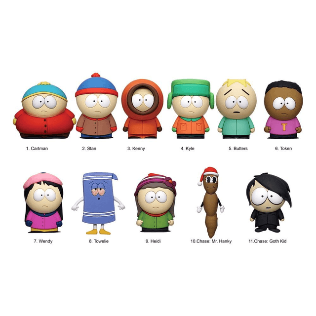 Monogram - South Park 3D Rubber Keychain Blind Bag