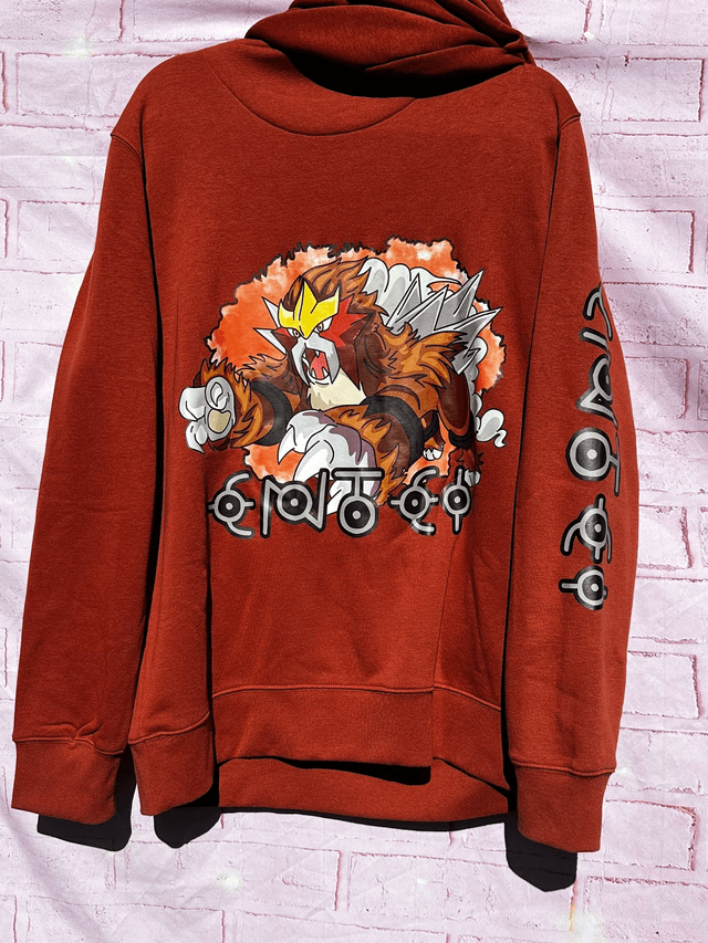 Entei Pokemon Hoodie 