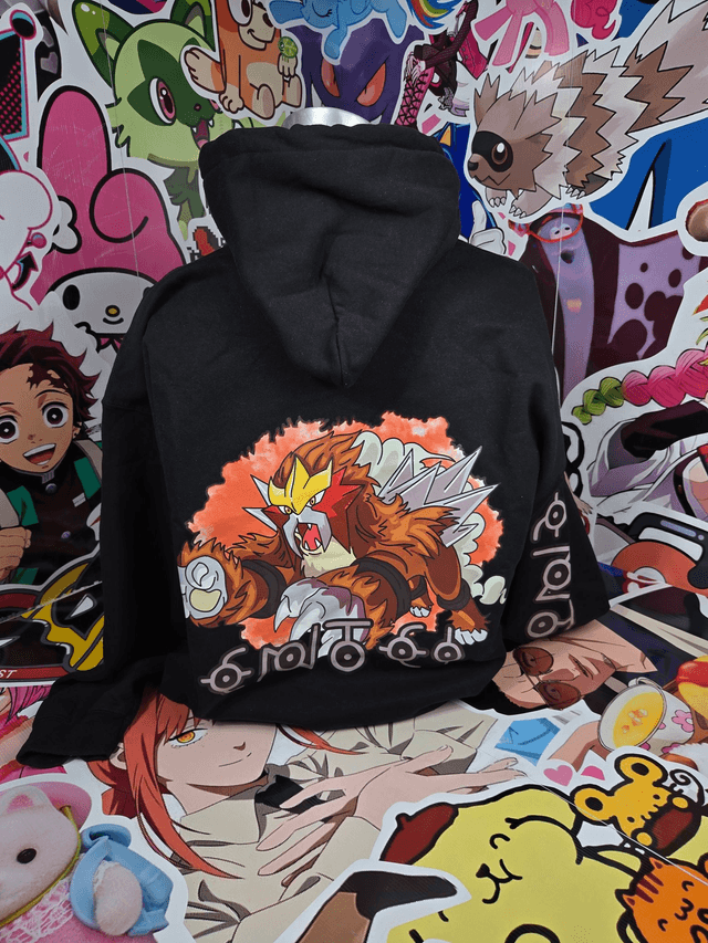 Entei Pokemon Hoodie 