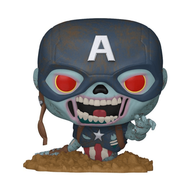 Funko - Marvel Zombies Captain America 9 cm POP!