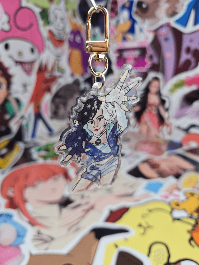Luna Snow Keychain