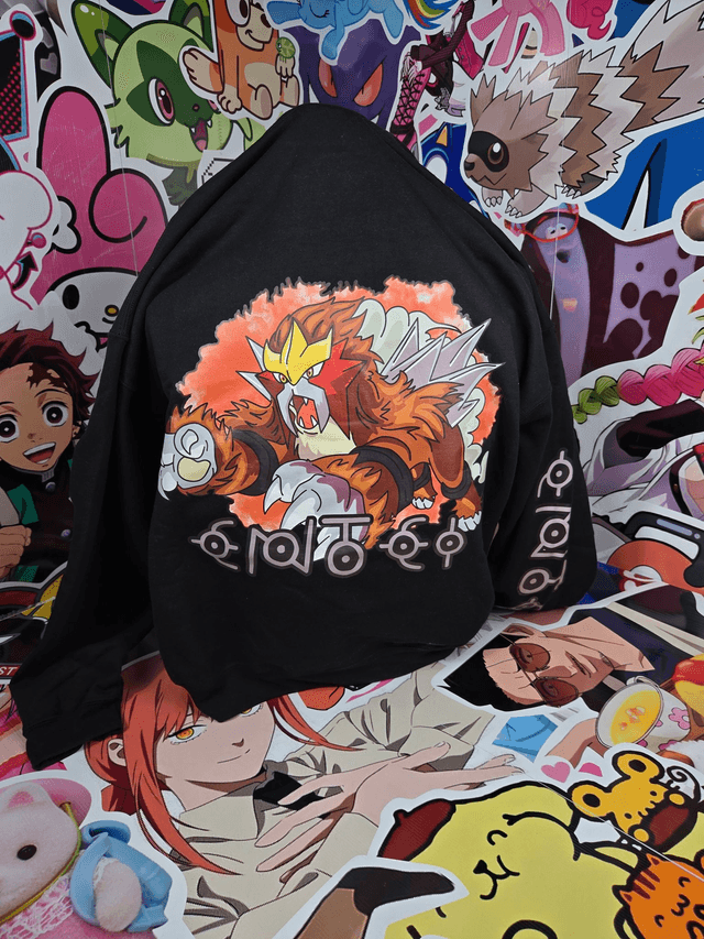 Entei Pokemon Hoodie 