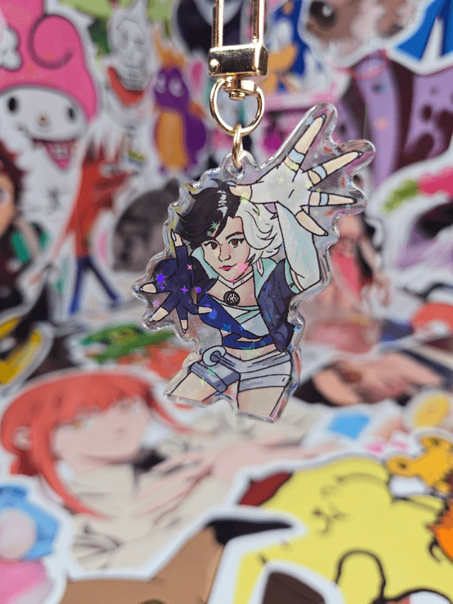 Luna Snow Keychain