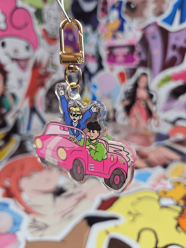 Joost & Kaarija Glitter Keychain