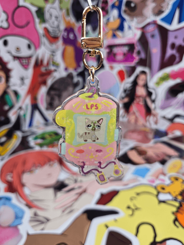 Littlest Pet Shop Tamagotchi Keychain
