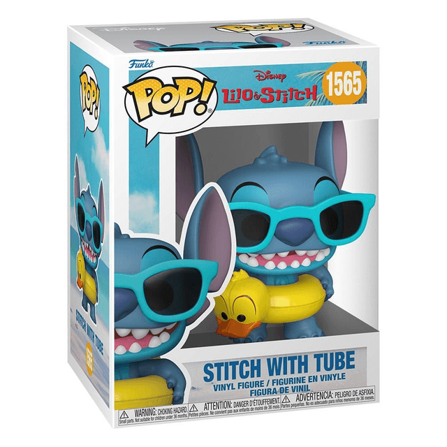 Funko - Lilo &amp; Stitch - Stitch with tube 9 cm POP!