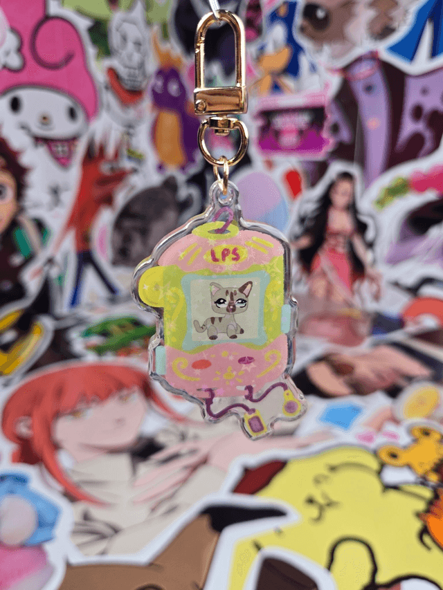 Littlest Pet Shop Tamagotchi Keychain